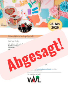 Veranstaltung abgesagt